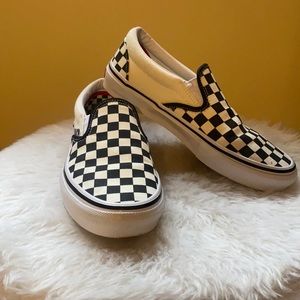Vans PopCush Checkerboard Skate Slip-on